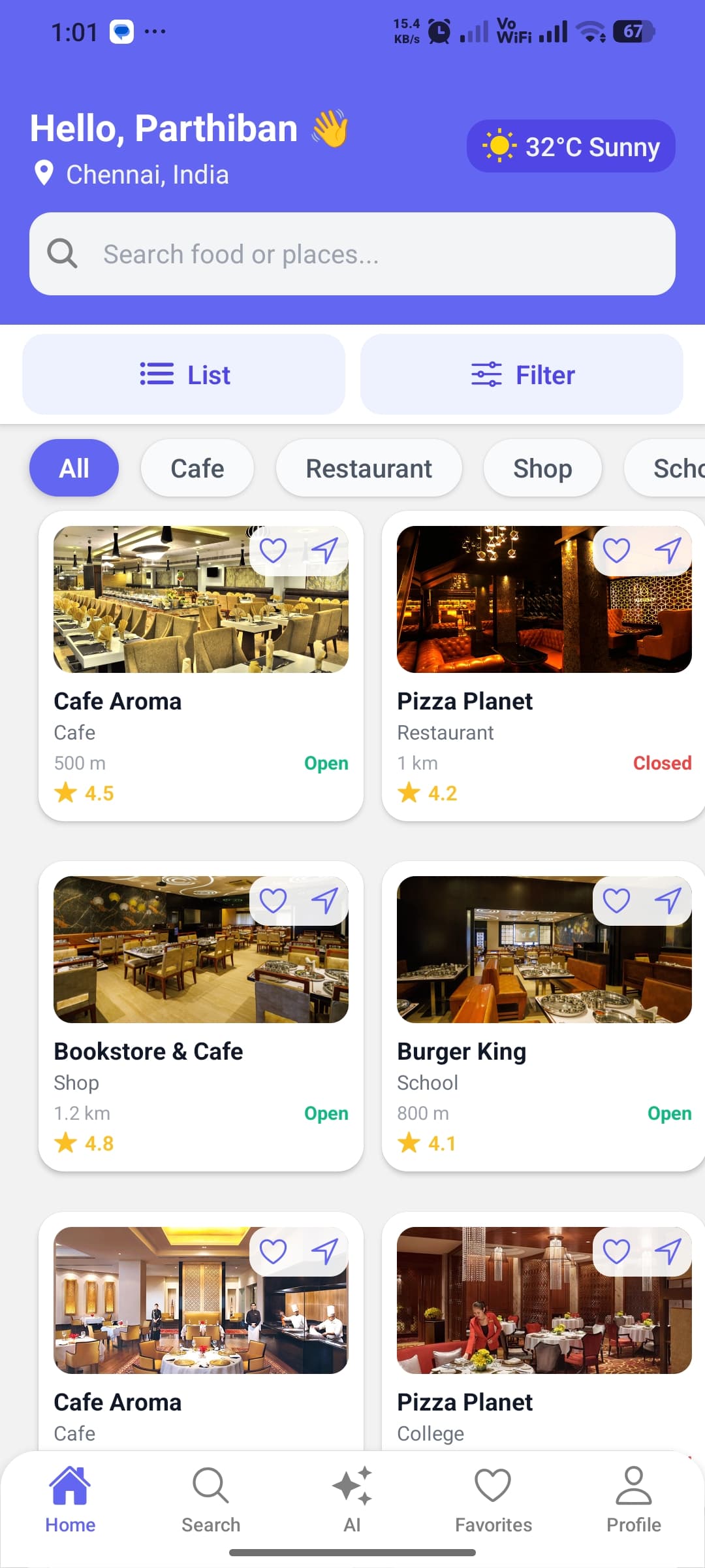 NearbyMe App Preview